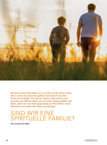 VISIONEN 01/23 - Sind wir eine spirituelle Familie?