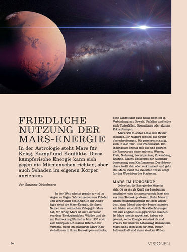 VISIONEN 02/23 - Astromedizin - Friedliche Mars-Energie